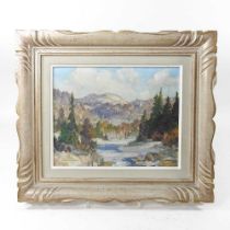 Hal Ross Perrigard, ARCA, 1891-1960, In The Laurentians, signed oil on board, 25 x 30cm, bearing a