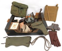 Varied Selection Of Equipment including 2 x brown leather, Sam Browne belts and shoulder