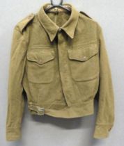 WW2 American Lease Lend 1940 Pattern Battle Dress Jacket khaki green, woollen, single breasted,