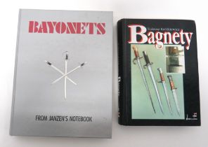 Bayonets Book Janzen's Notebook printed 1993.  Line illustrations of bayonets .  Together with