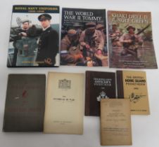 Small Selection Of Military Books including Royal Navy Uniforms 1930-1945 ... Khaki Drill & Jungle
