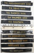 Quantity Of Sea Cadet Corps Tallies including TS Sirius SCC ... TS Sir Galahad SCC ... Danae SCC ...