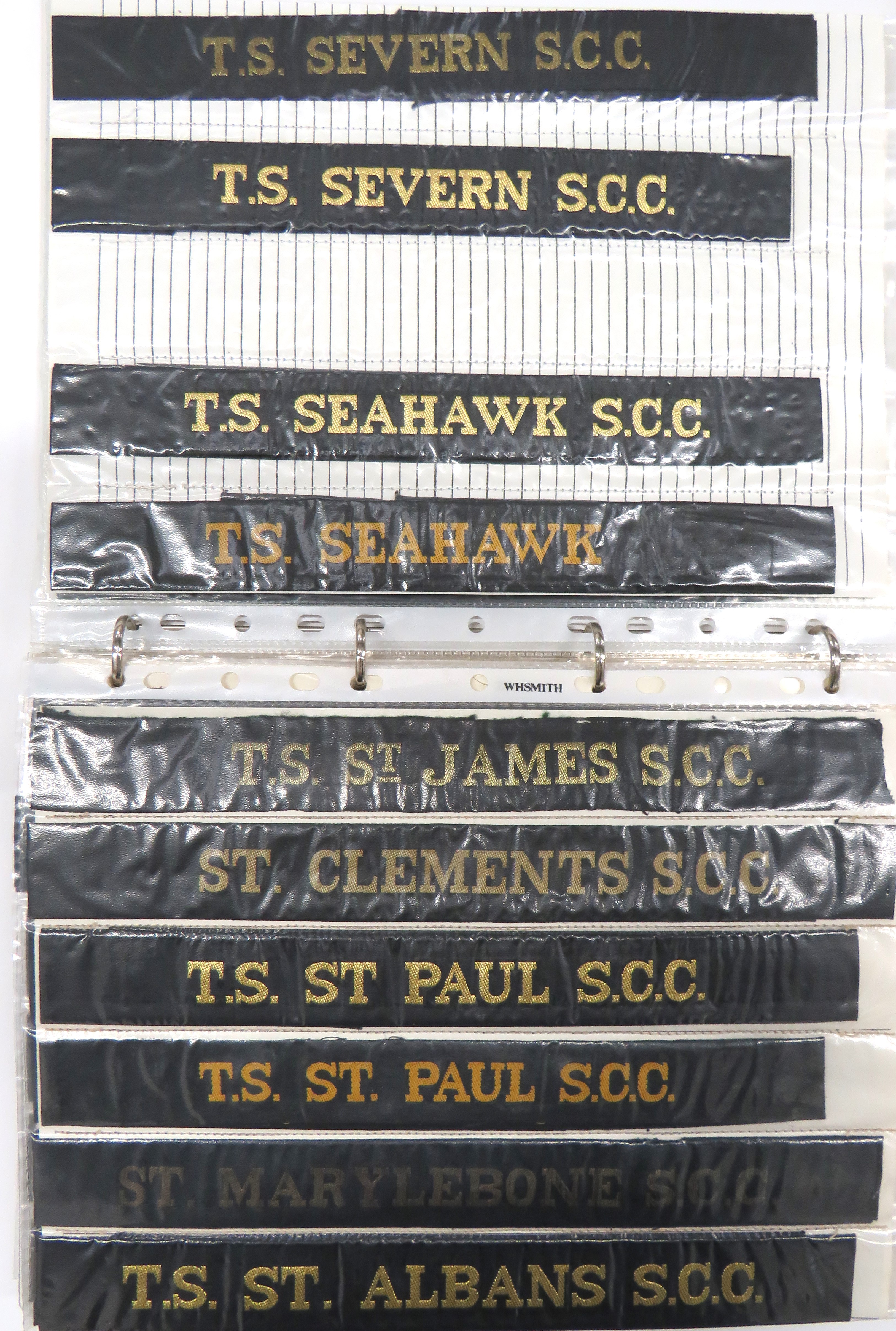 Quantity Of Sea Cadet Corps Cap Tallies including TS Stoke SCC ... TS Starling SCC ... St Marylebone - Image 2 of 3