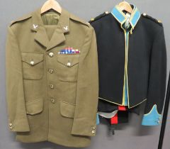 Modern Army Air Corps Service Dress And Mess Dress consisting khaki, Officer's service dress tunic.