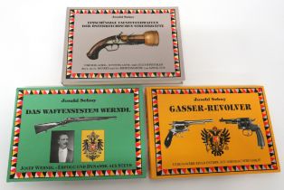 Set Of 3 Firearms Books In German all by Joschi Schuy.  Consisting Das Waffensystem Werndl ...