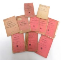 Selection Of WW1 Austrian Military Weapons Booklets covering System Bergmann MG 15 ... Maxim