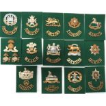30 x Infantry Cap Badges And Titles cap badges include bi-metal Manchester ... Bi-metal The
