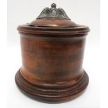 WW1 Propellor Boss Trench Art Table Box central section of a propellor boss.  Turned wooden base