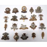 20 x Cavalry Cap Badges including bi-metal 4th Royal Irish Dragoon Guards ... Bi-metal KC 5th