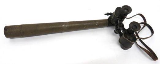 Scarce WW1 Austrian M1913Z Trench Periscope And Binoculars grey/green painted tubular body.  Top