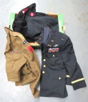 Various Post War Uniforms consisting 1949 pattern battledress jacket.  Embroidery, Lt Colonel