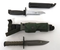 M16 Bayonet To Fit The Galil Rifle 7 inch blade with rear sawback edge.  Short fuller.  Blackened