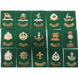 30 x Infantry Cap Badges And Titles cap badges include bi-metal Northumberland Fusiliers ... Bi-