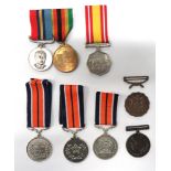 8 x Various South African Medals consisting 3 x General Service medals numbered "053535", "