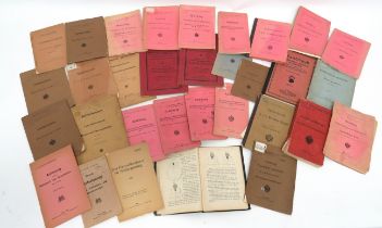 Selection Of WW1 Austrian Military Training Booklets including booklets on trenches ... Map