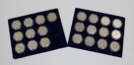 Numismatics interest - Bailiwick of Guernsey - Various silver and other Coinage twenty two coins,