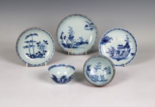 Five pieces of Chinese porcelain from the Nanking Cargo originally sold through Christies 'The