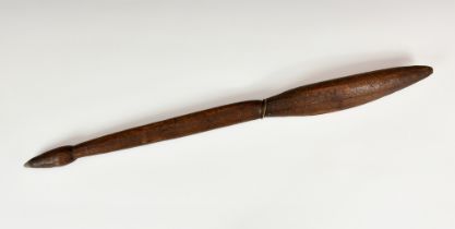 Tribal Art - an Australian Nulla Nulla or Waddy club late 19th / early 20th century, typical form