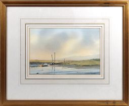 Godfrey Sayers, (British.) 'Staging, Morston', watercolour, signed lower right, titled to reverse,