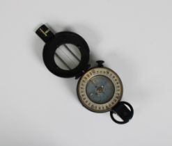 British Military Issue MK1 Prismatic Compass by Francis Barker & Sons stamped 6605-99-960-0789,