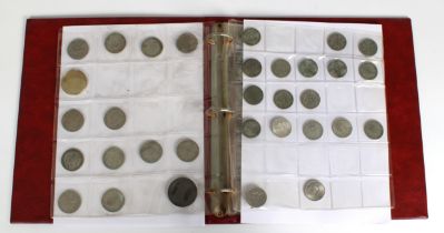 A binder of various Crowns / Two Shillings / One Shilling / Sixpence etc various dates 1920's