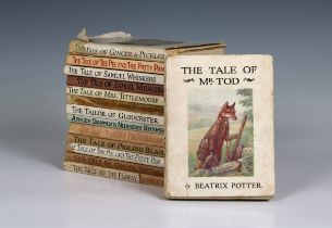 A collection of Beatrix Potter books comprising The Tale of - The Flopsy Bunnies; Timmy Tiptoes; The