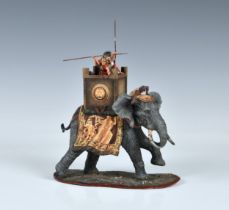 Aero Art - The St. Petersburg Collection - 54mm hand painted Carthaginian War Elephant centrepiece