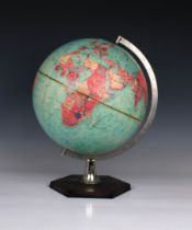 A 1980's globe standing 16in. (40.8cm.) high. * split to stand, otherwise good.