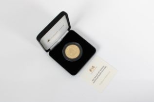 2021 Queen's 95th Birthday Gold Proof Double Sovereign Harrington & Byrne, cased with Certificate.