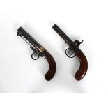 Joseph Rock Cooper: patent under-hammer percussion cap pocket pistol 'J.R.Cooper Patent 1849'