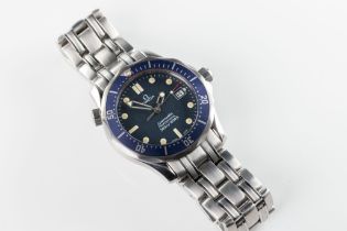 An Omega Seamaster Professional Gentleman's Wrist Watch A Stainless Steel Omega Seamaster
