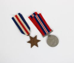 WW2 Medals - France and German Star & 1939-1945 War Medal. (2)