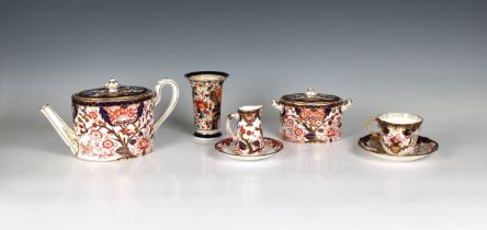 A collection of Royal Crown Derby various dates & marks, to include a 'Kings Imari' pattern teapot &