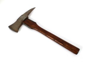 An antique Fireman's hatchet / axe stamped 'K&S', overall length 15¾in. (40cm.) * Very good patina.