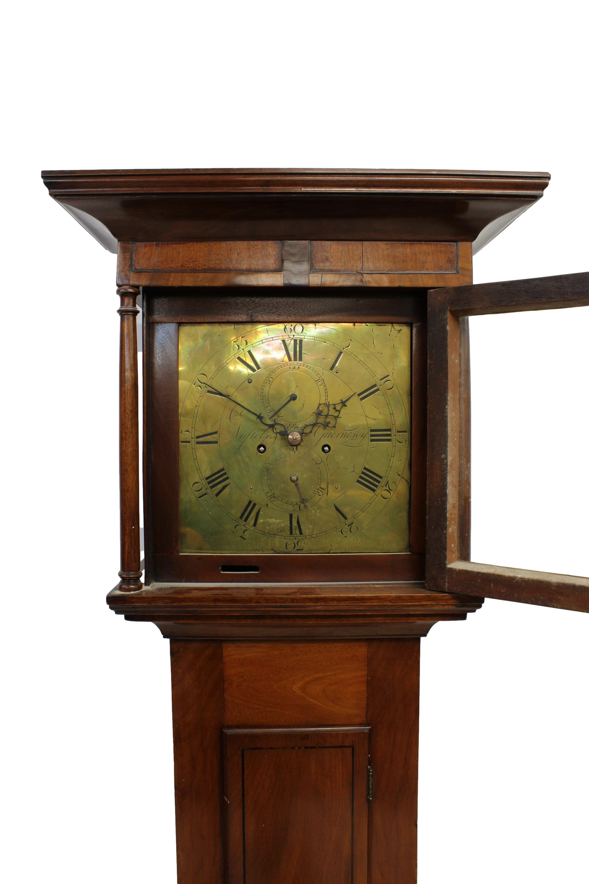 A late 18th century longcase clock - Image 2 of 2