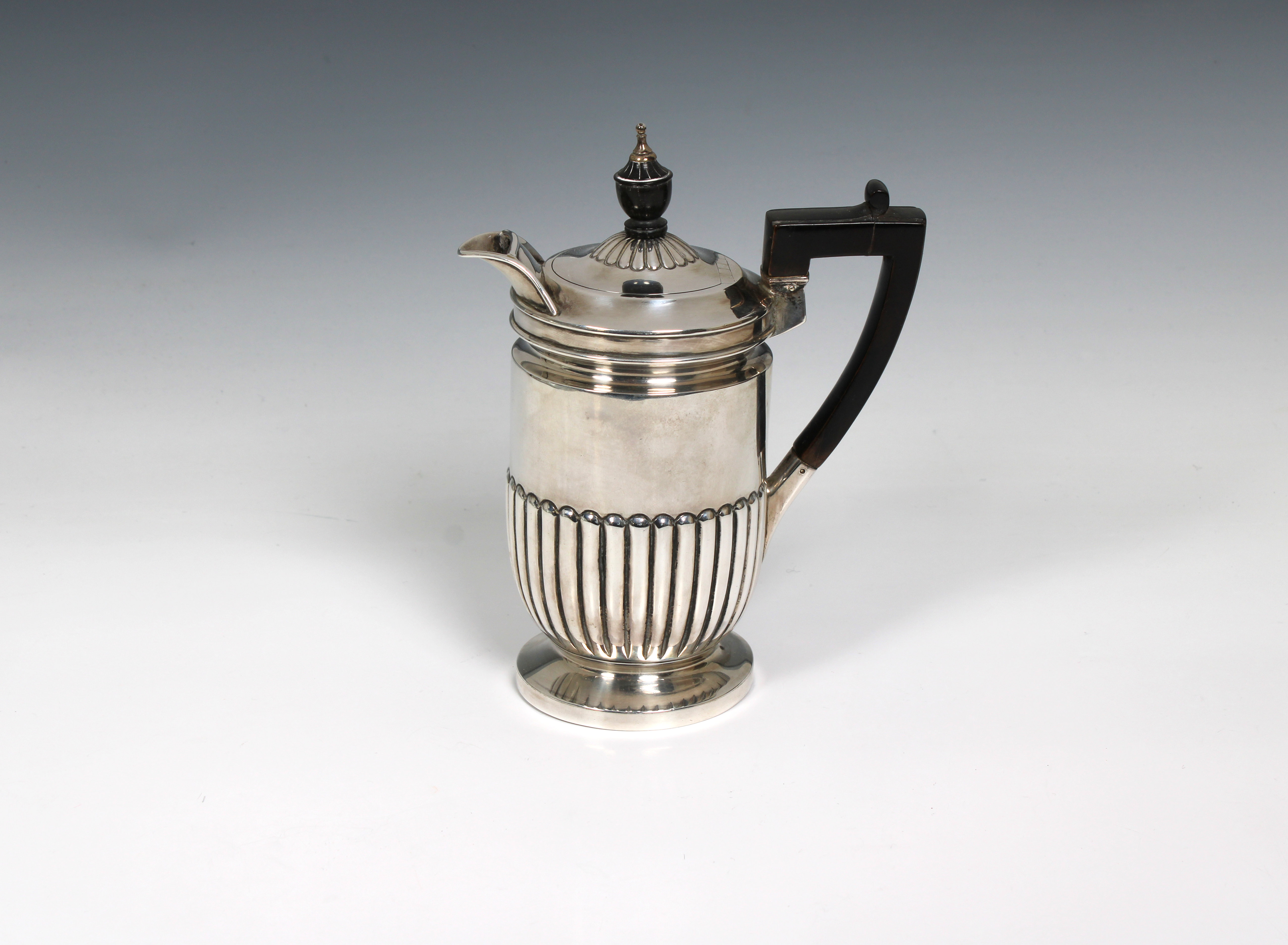 A Victorian silver chocolate pot - Image 2 of 4