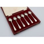 A cased set of silver 'Emblematic Teaspoons of the 18th Century'