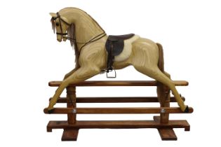 A Relko Wooden Rocking Horse By Cookham Dean Of England