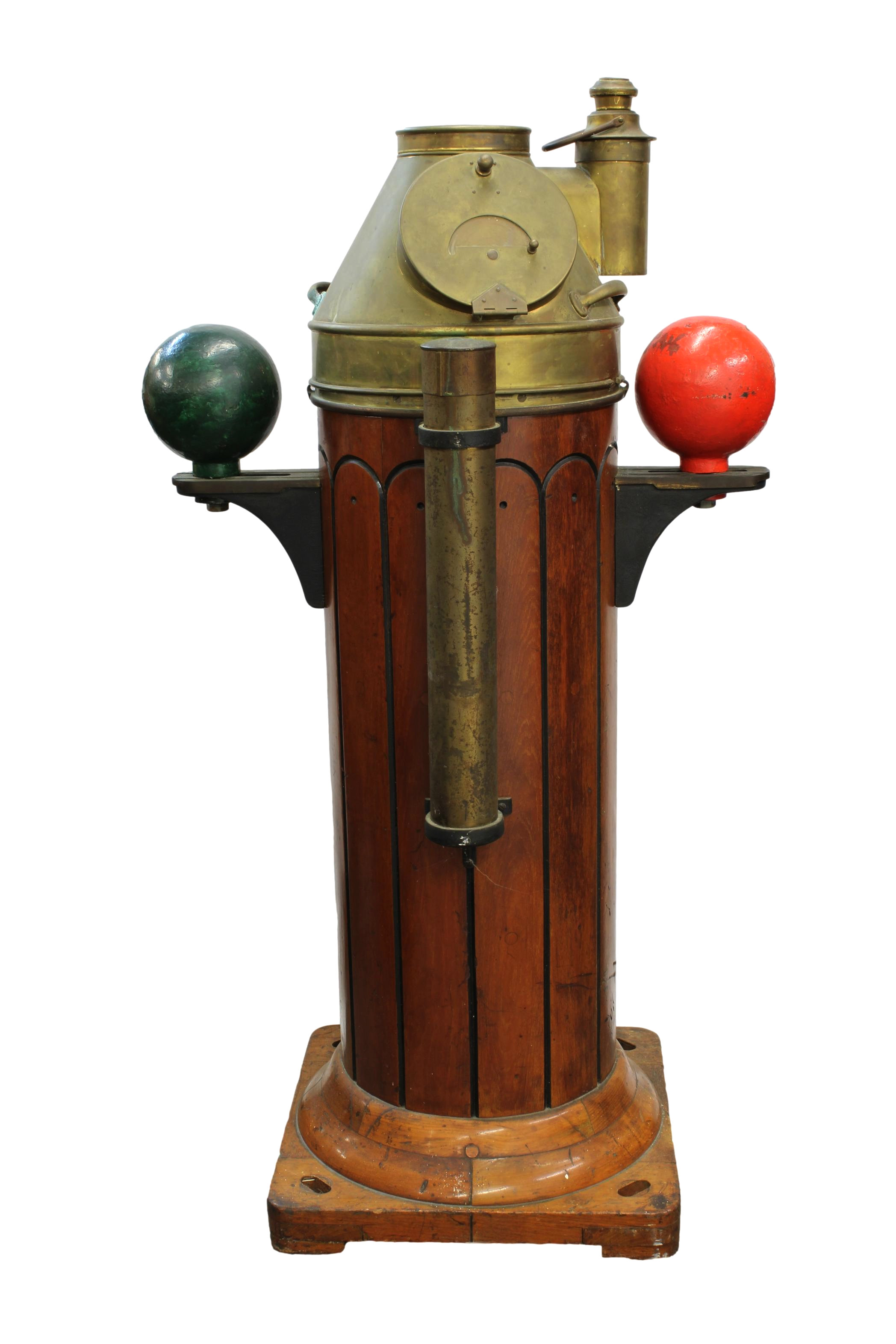 A teak and brass compass binnacle 'Sestrel' Dead Beat by Henry Browne & Co of Essex - Bild 2 aus 2