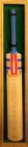 The Lord Taverners 50th Anniversary appeal signed cricket bat by 27 former England Captains from 195