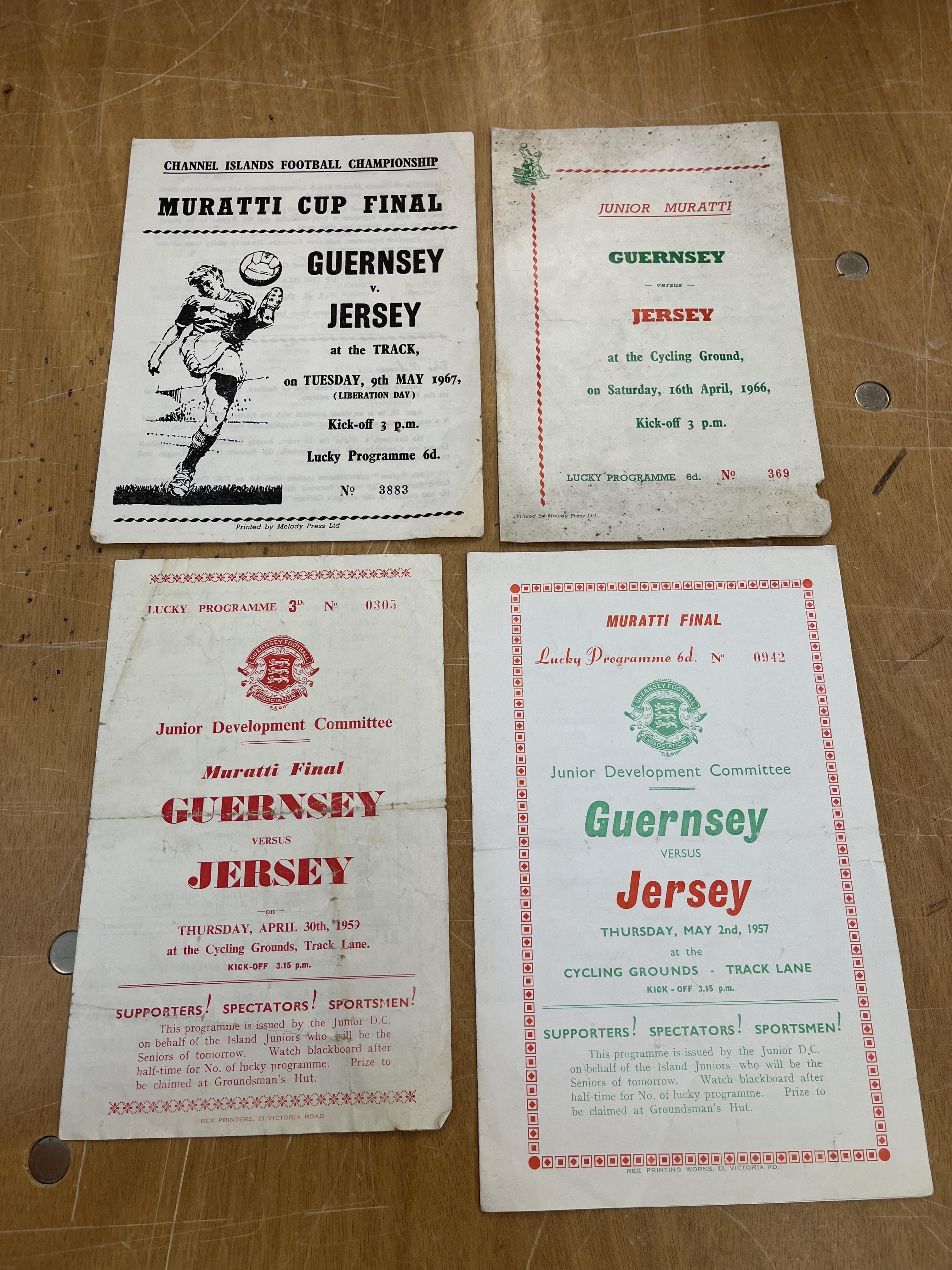 Channel Island Football Interest - A collection of vintage football programmes - Image 3 of 15