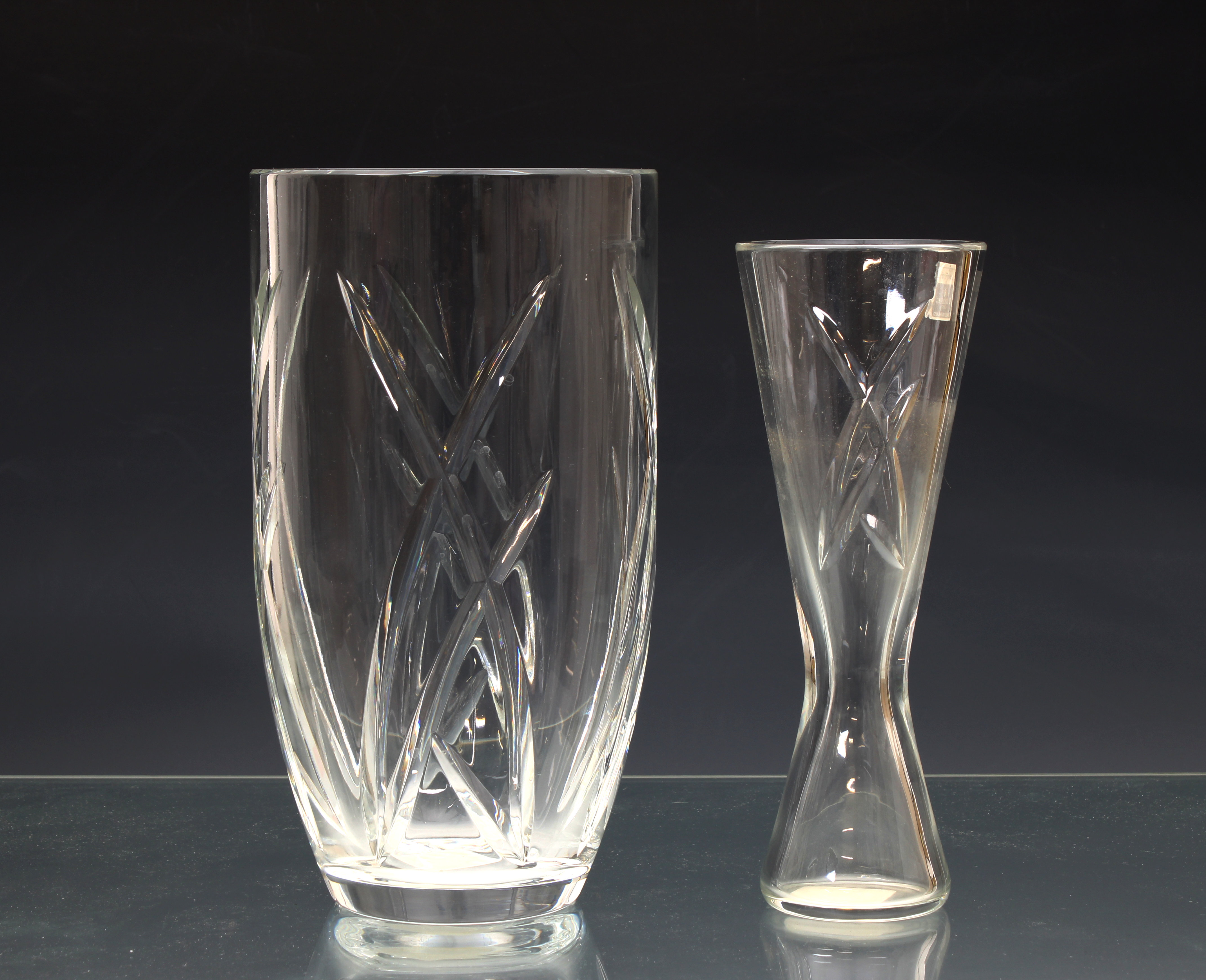 A Waterford Crystal vase designed by John Rocha