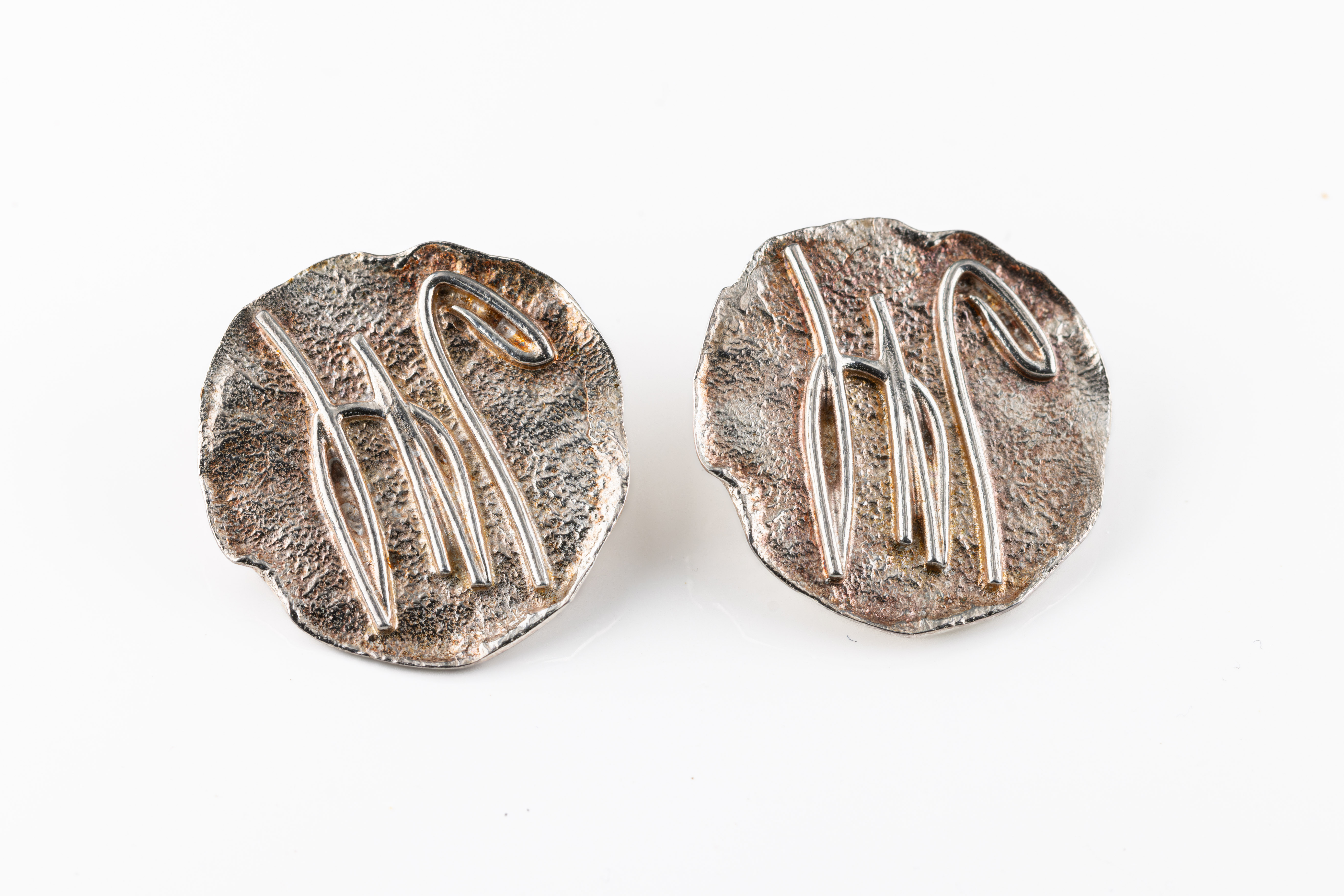 Jean Muir silver earrings