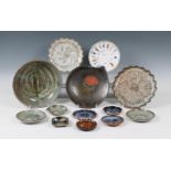 Elizabeth Ann Macphail (1939-89) A collection of plates, dishes and trinket trays etc