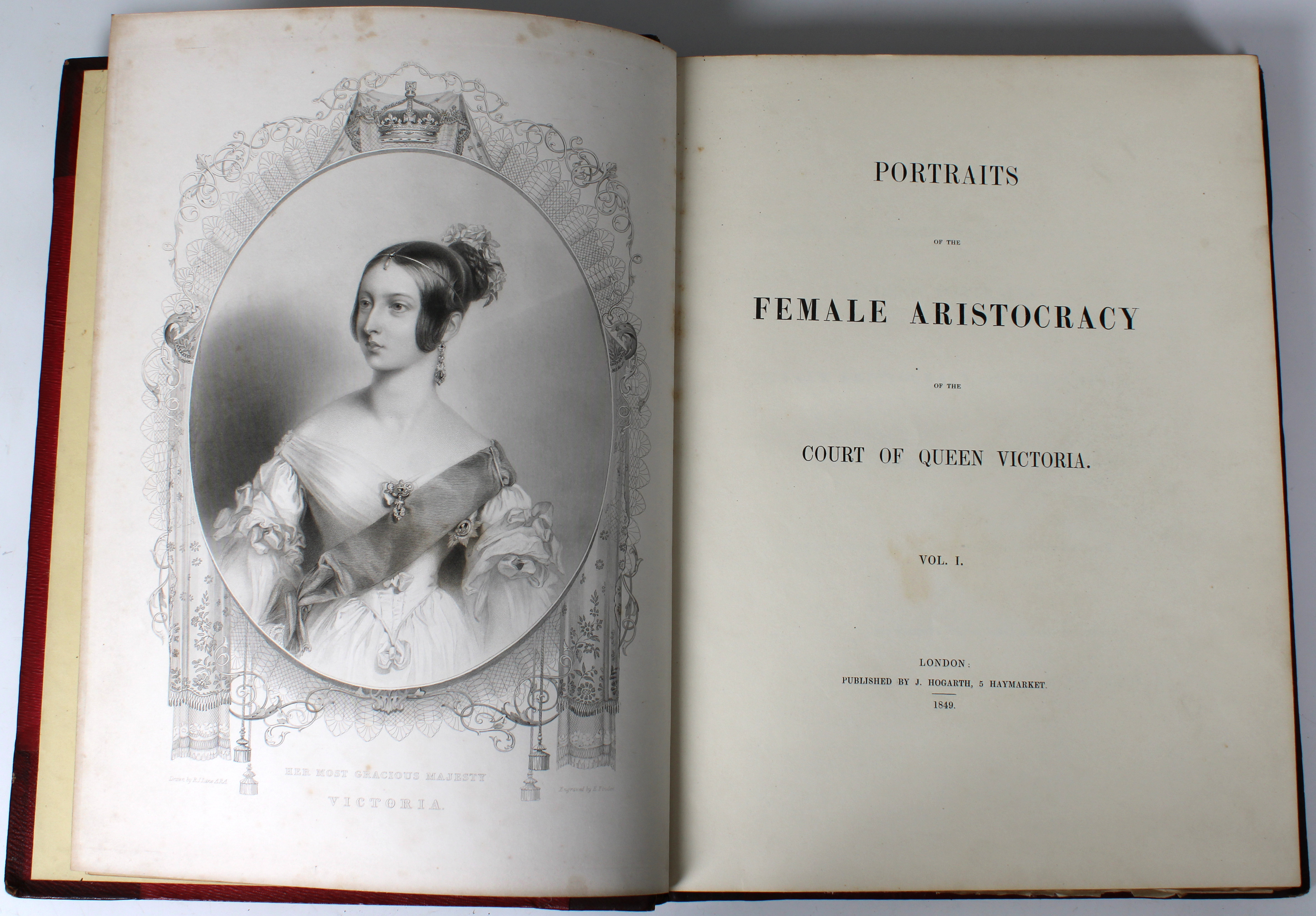 Finden, (William and Edward) Portraits of the Female Aristocracy of the Court of Queen Victoria, 2 v - Image 2 of 3