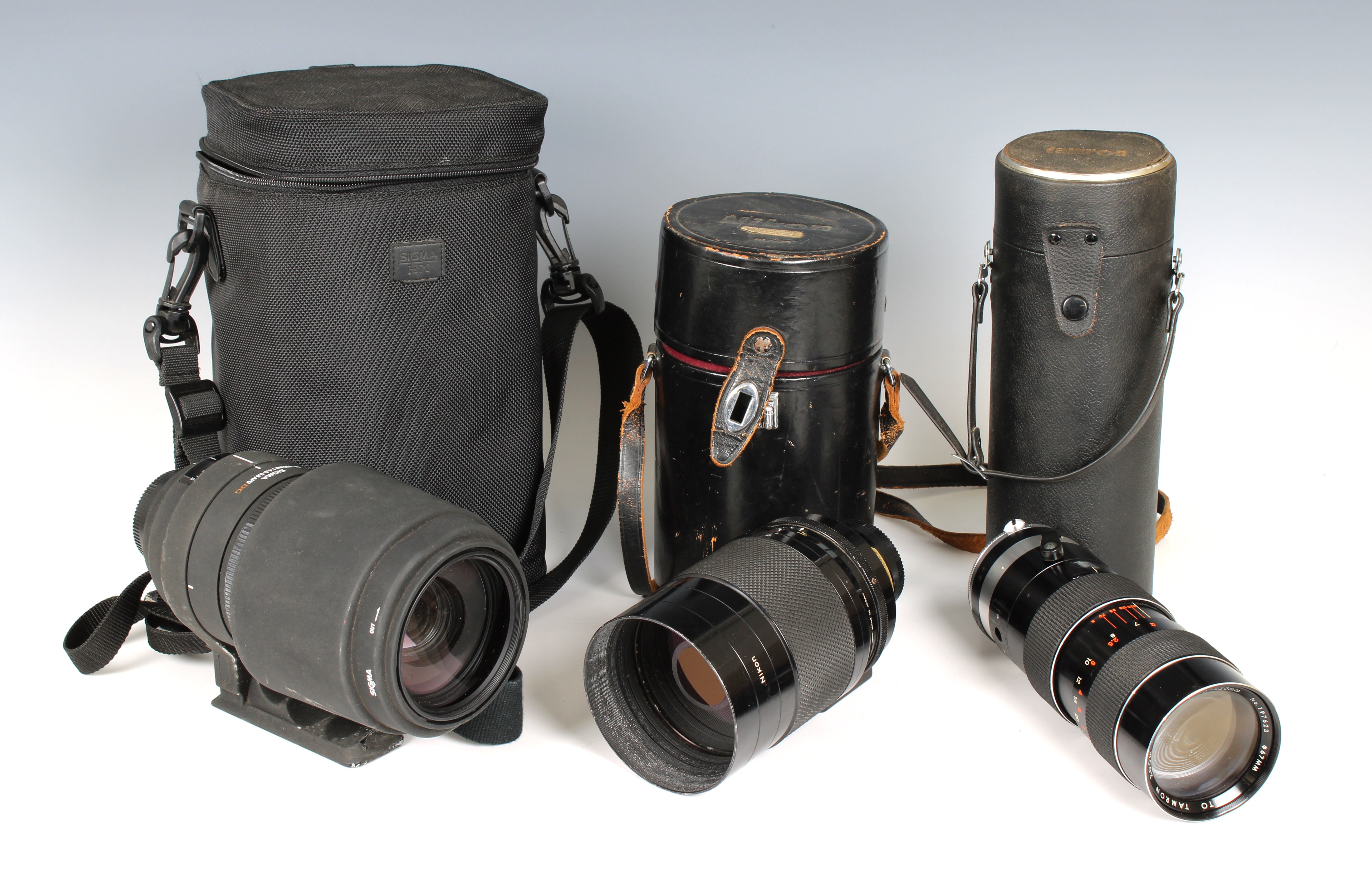 Photography - Three camera lenses