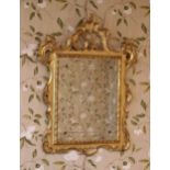 George II style giltwood mirror