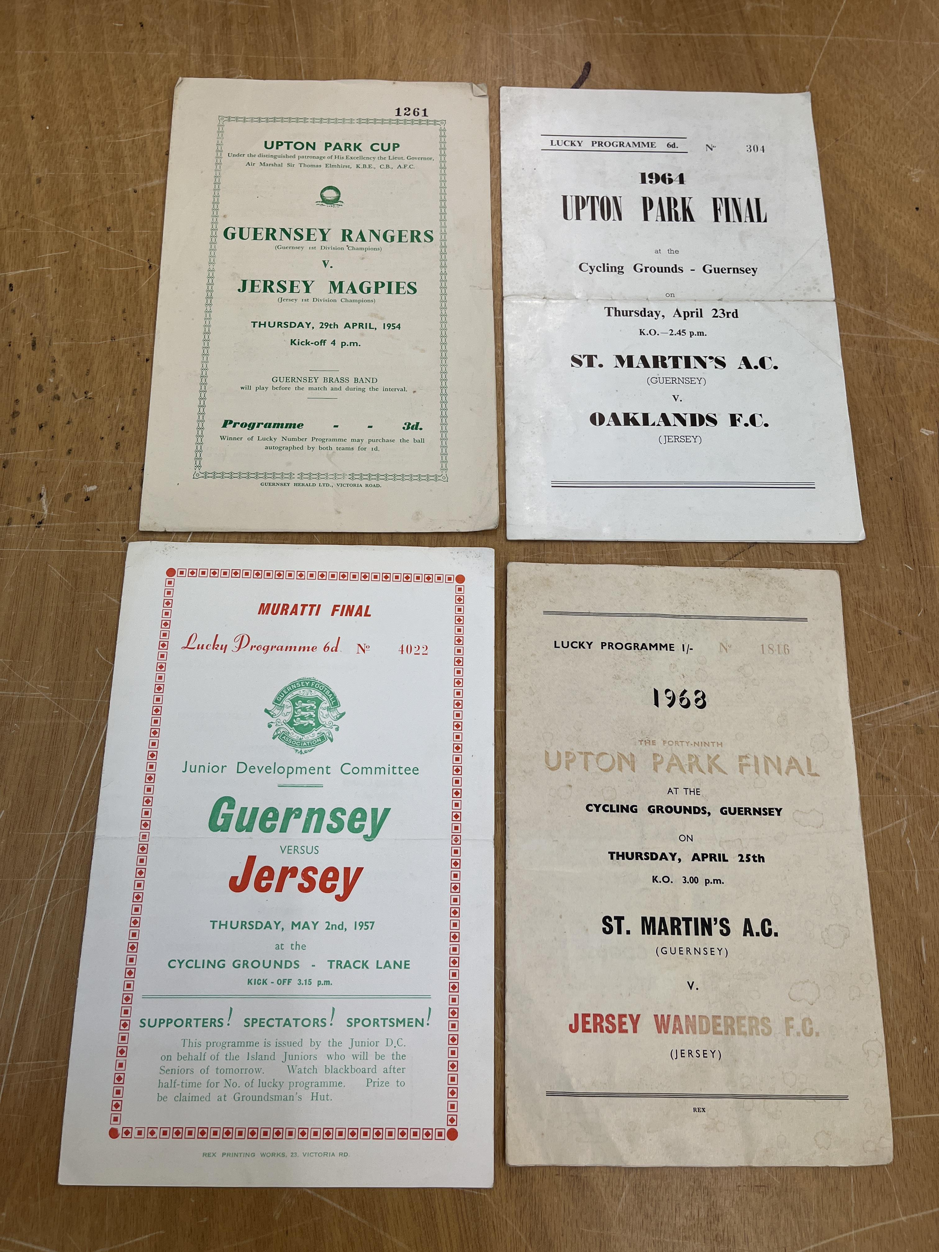Channel Island Football Interest - A collection of vintage football programmes - Image 15 of 15