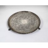 A George III silver salver