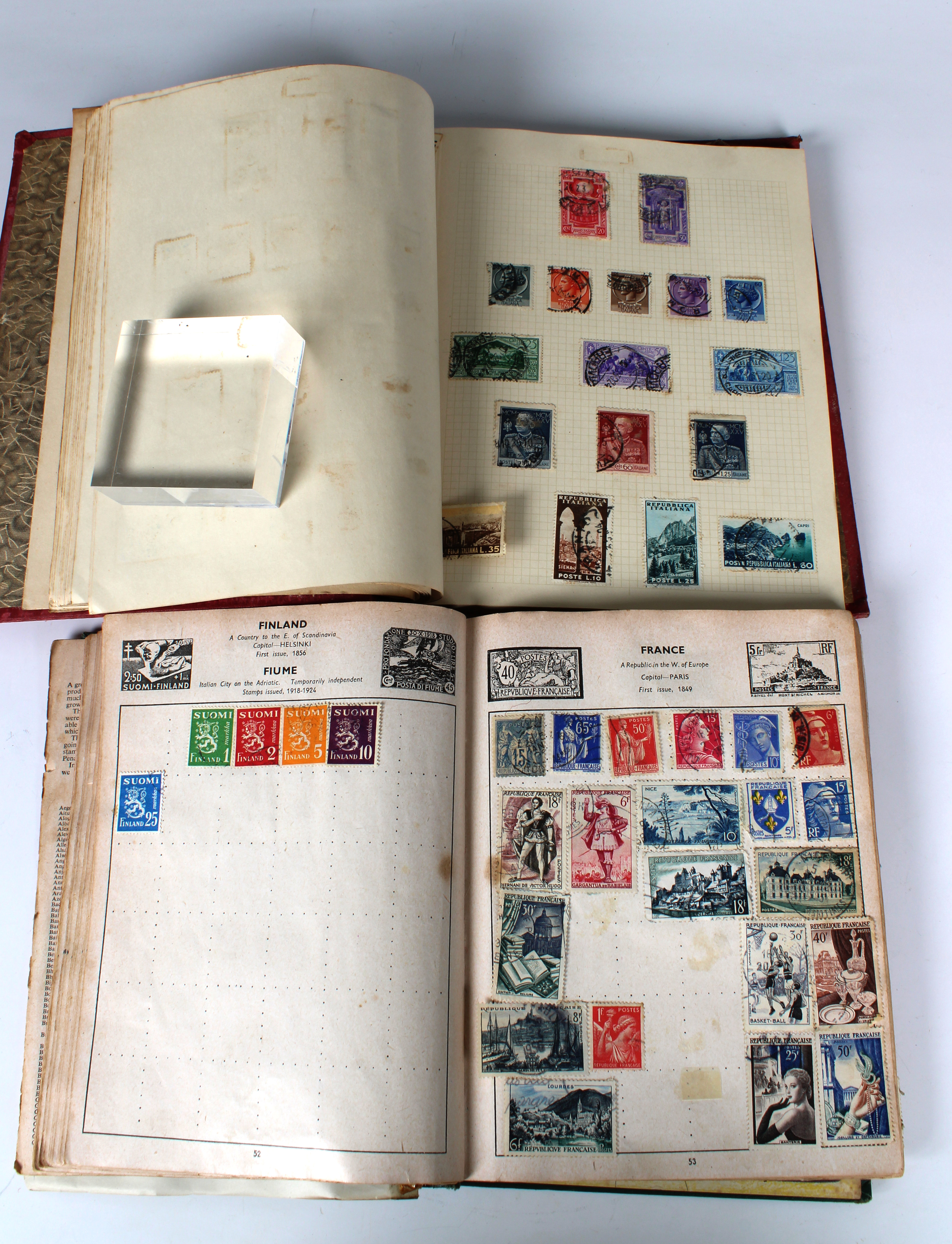 Two stamp albums containing Victorian to late 20th century worldwide, UK and Commonwealth stamps - Bild 3 aus 5